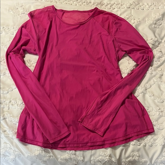 Lululemon Pink Long Sleeve Top size 8 - Picture 1 of 4
